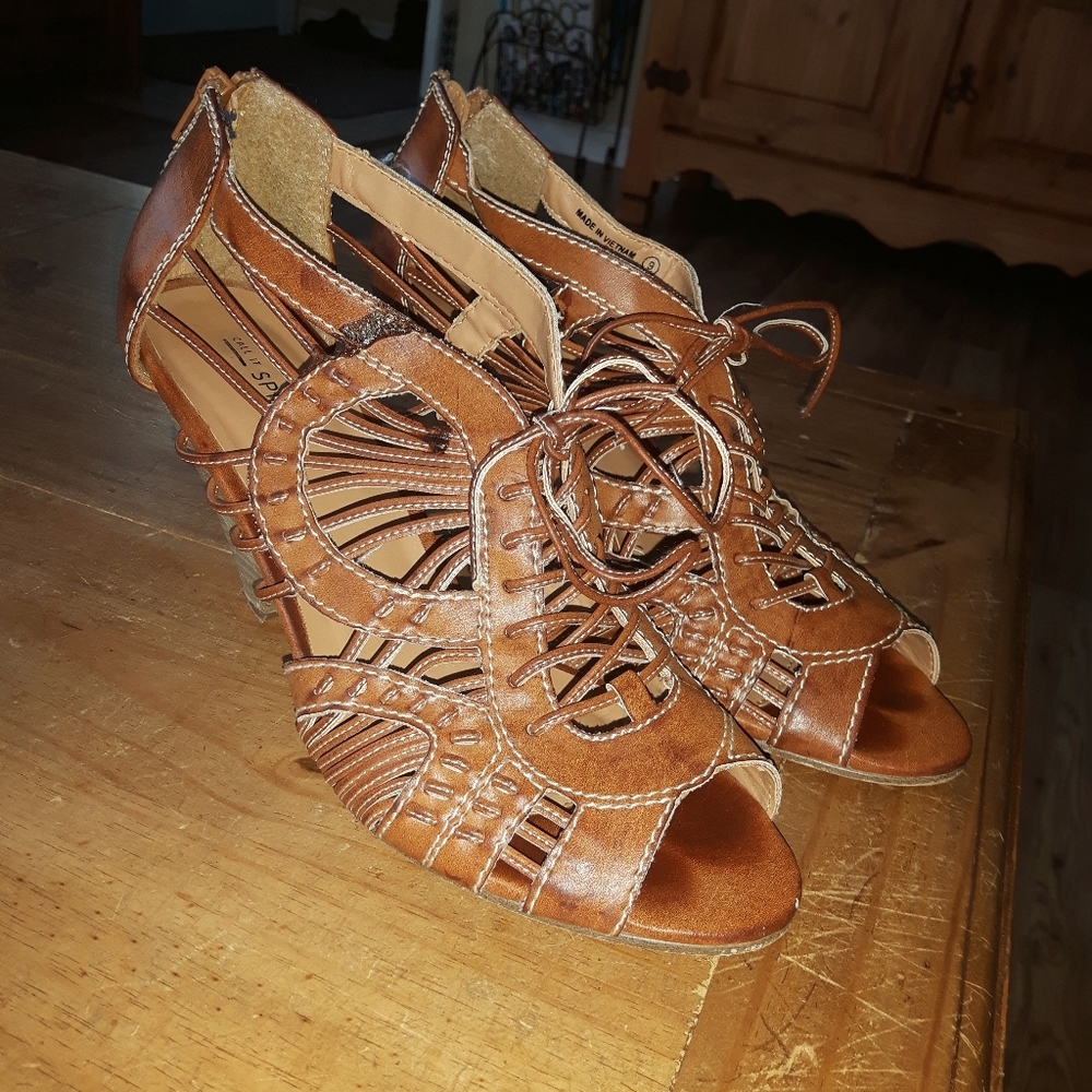 2/$35 Open Toe Sandal Heels